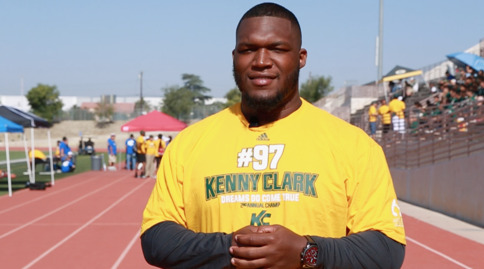 Kenny Clark of Green Bay Packers to Host Free Football Clinic on Sunday